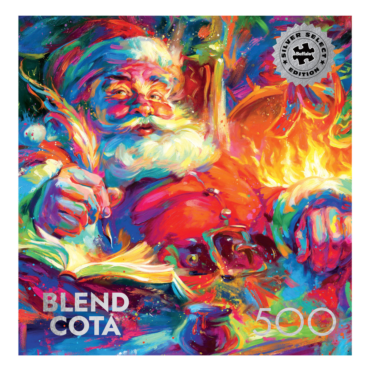 Silver Select: Santa Checks Twice 500 Piece Jigsaw Puzzle