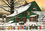 Charles Wysocki Cocoa Break at the Copperfields 500 Piece Jigsaw Puzzle Art
