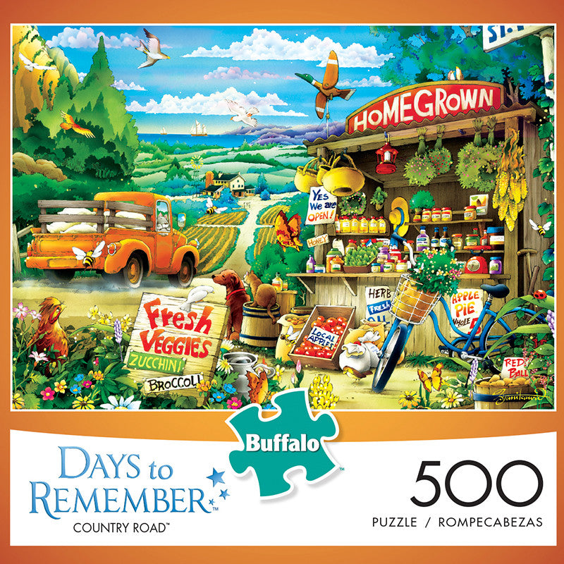 Days to Remember Country Road 500 Piece Jigsaw Puzzle Box