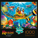 Marine Color Tiny Bubbles 1000 Piece Jigsaw Puzzle Box