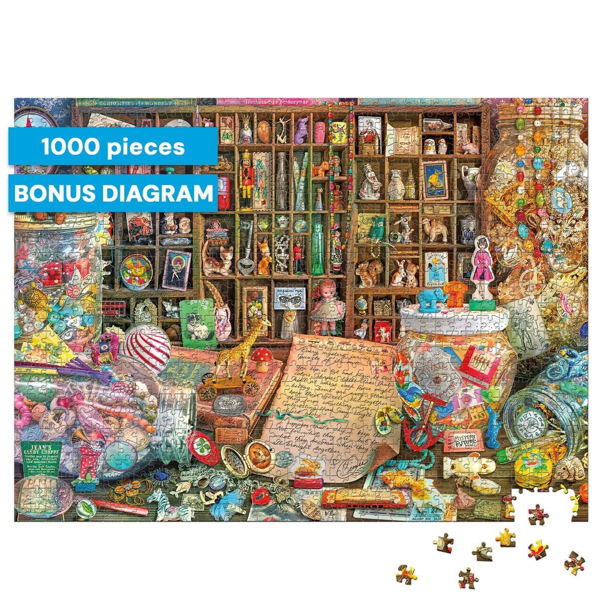 Aimee Stewart:  Mystery Jar Treasures 1000 Piece Puzzle