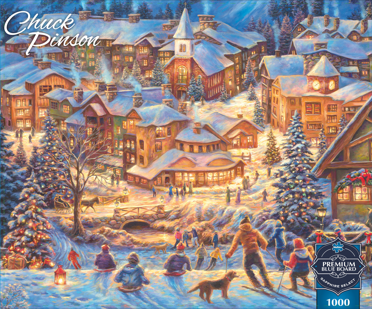 Sapphire Select: Twilight Winter Village 1000 Piece Puzzle