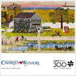 Charles Wysocki Nantucket Flower Shop 300 Piece Jigsaw Puzzle Front