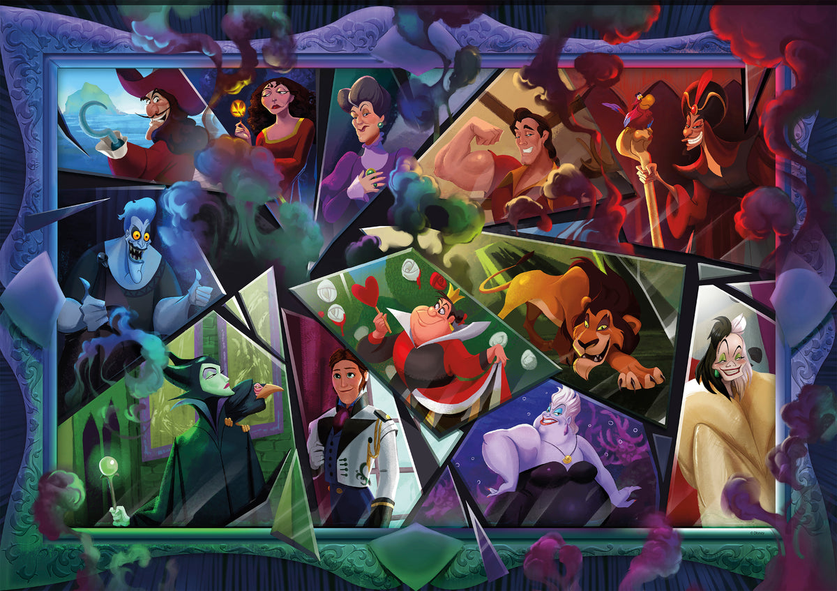 Ceaco – 500 Piece Disney Noir Select Villains Jigsaw Puzzle