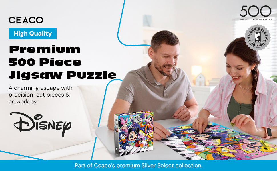 Silver Select: Disney Mickey's Music 500 Piece Puzzle
