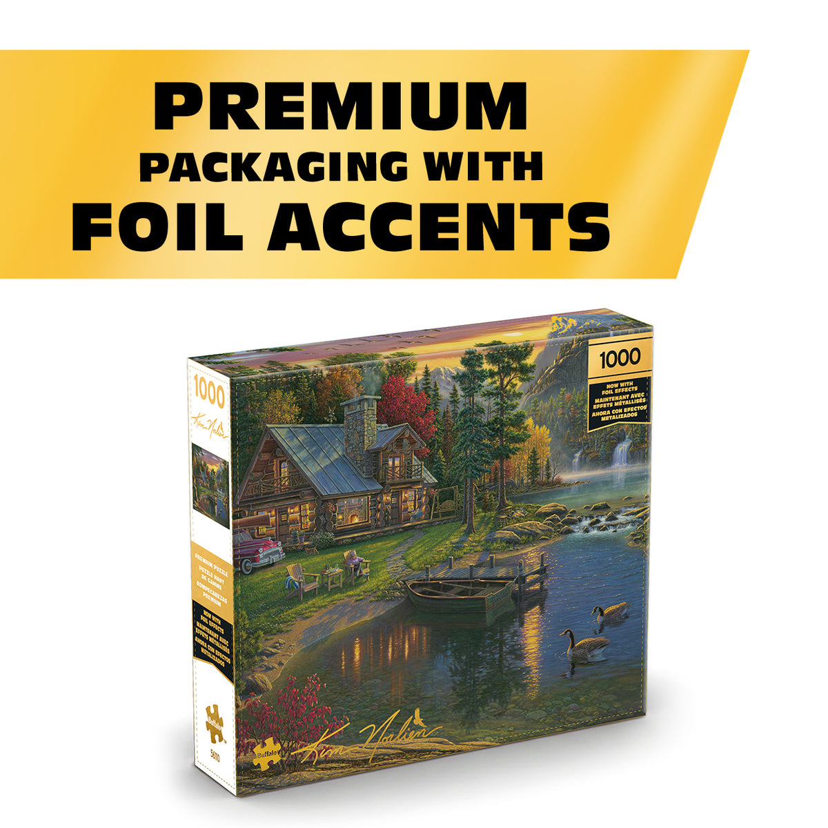 Gold Collection: Mountain Paradise 1000 Piece Puzzle