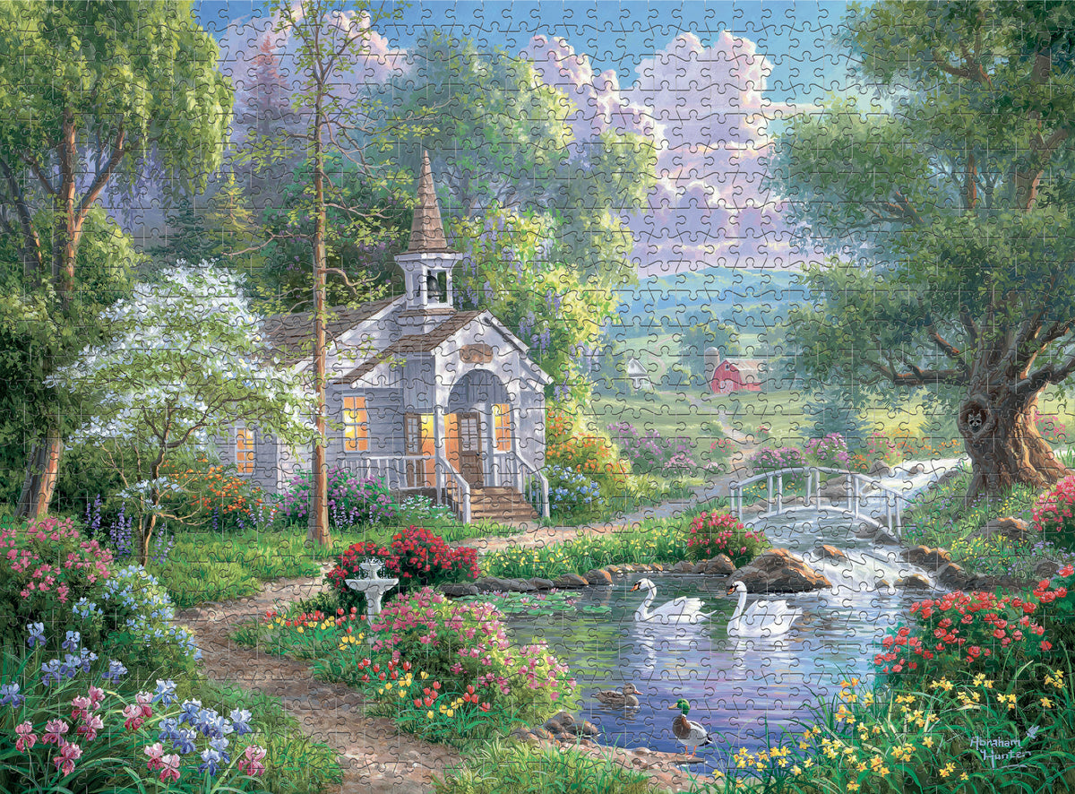 Abraham Hunter: Joyful Chapel 1000 Piece Puzzle