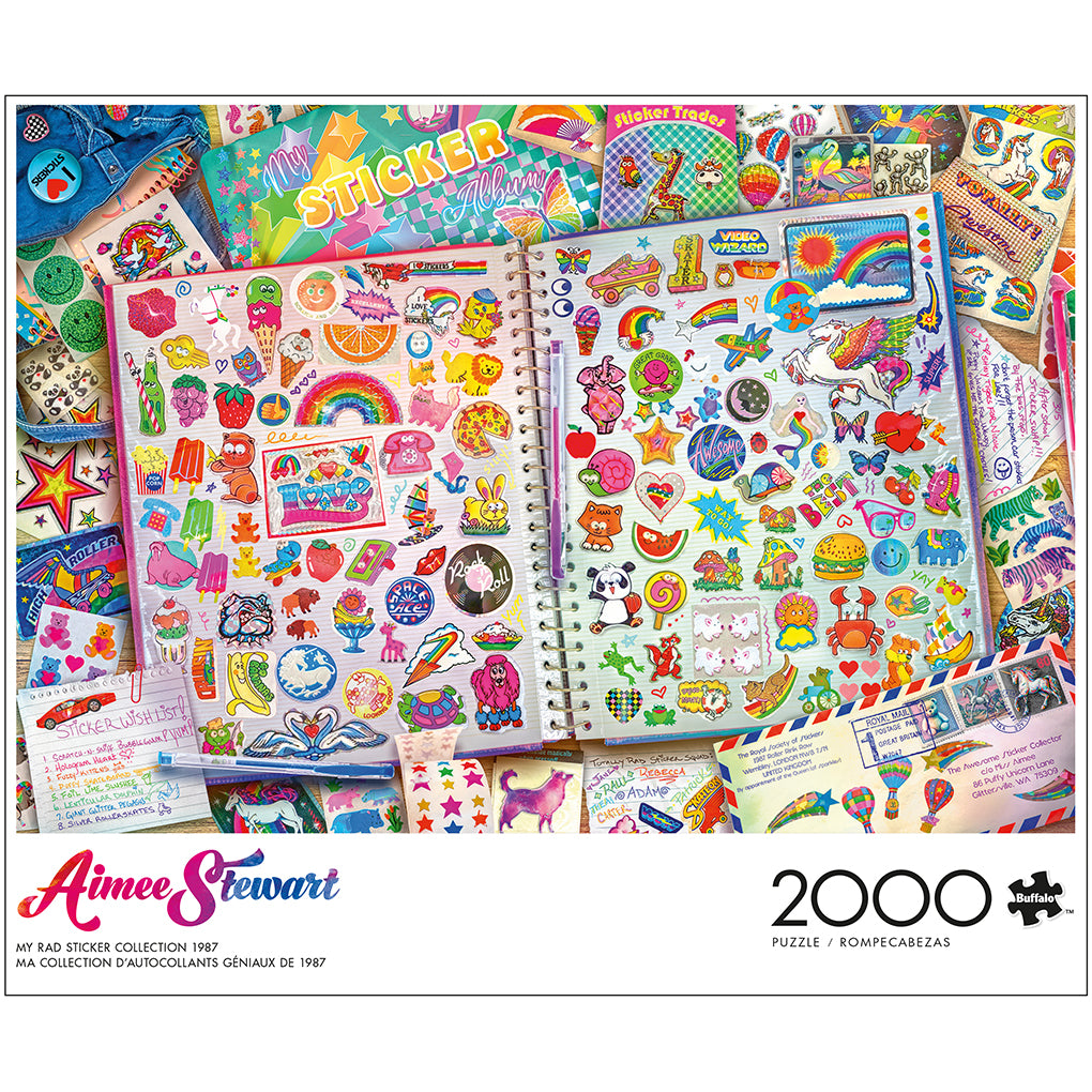 Aimee Stewart: My Rad Sticker Collection 1987 - 2000 Piece Puzzle