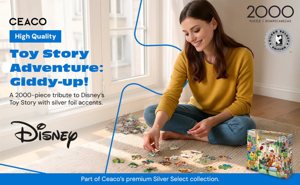 Ceaco: Silver Select: Giddy-up! Toy Story 2000 Piece Puzzle