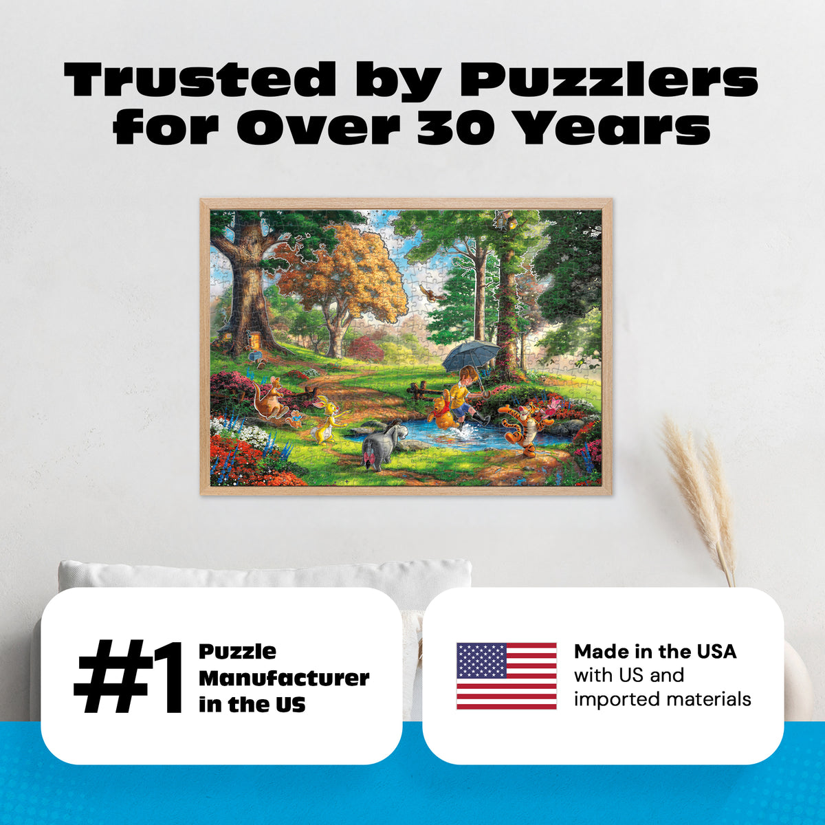 Thomas Kinkade Disney Silver Select: Winnie the Pooh 500 Piece Puzzle