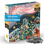 Gold Collection: Celestial Animals 500 Piece Puzzle