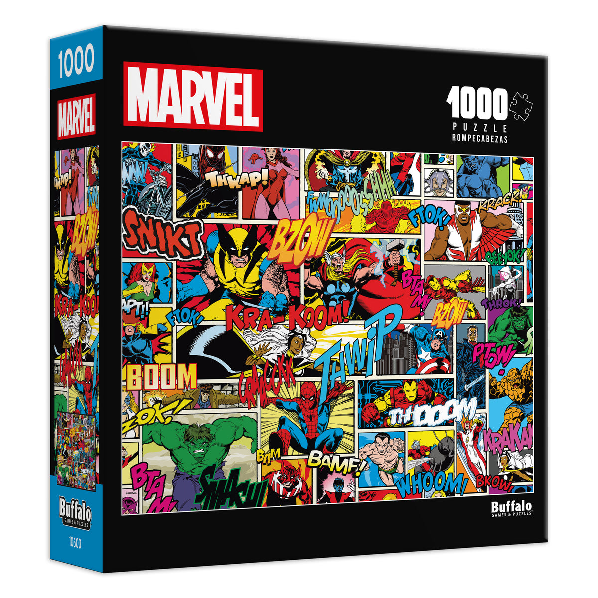 Marvel Heroes Comic Collage 1000 Piece Jigsaw Puzzle