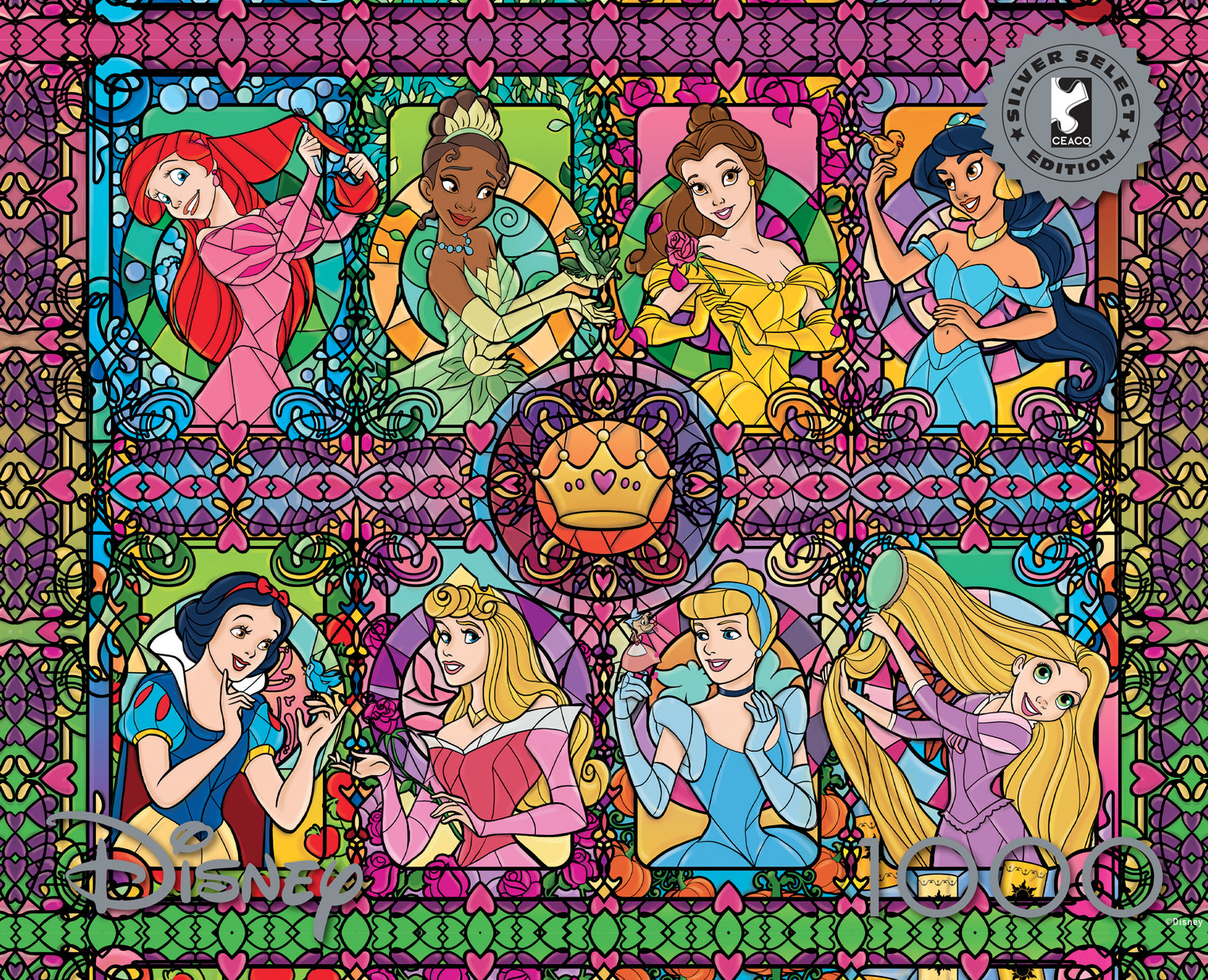 Silver Select: Thomas Kinkade: Stained Glass Princess 1000 Piece Puzzle