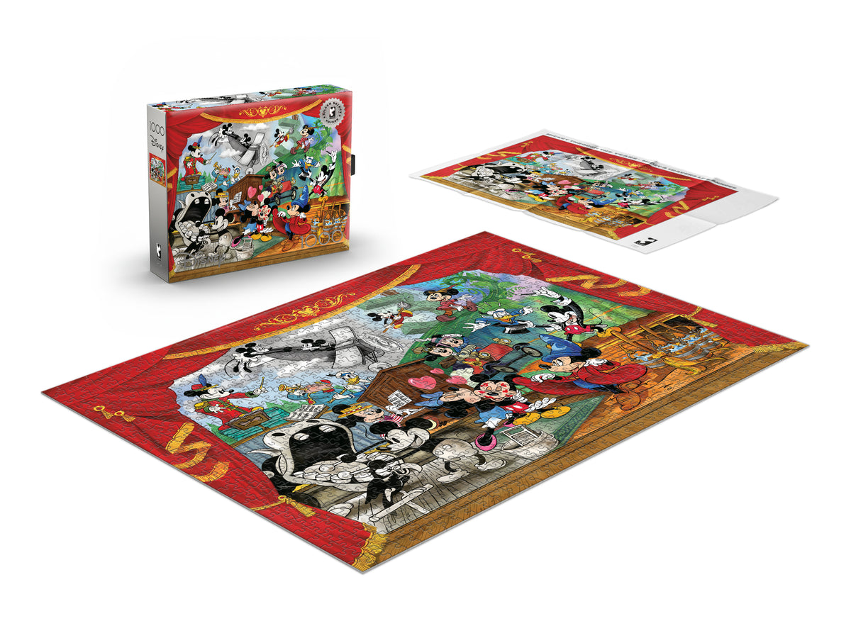 Silver Select: Thomas Kinkade: Mickey Through the Years 1000 Piece Puzzle