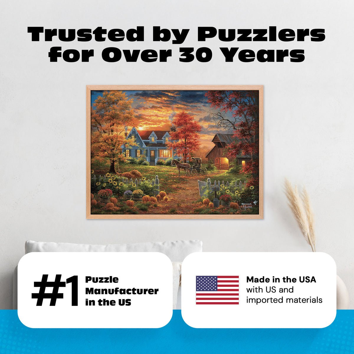 Abraham Hunter: Autumn Lights 1000 Piece Puzzle