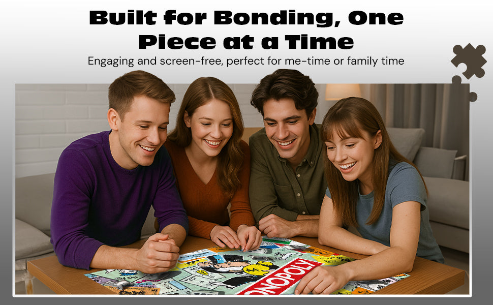 Monopoly Collage 1000 Piece Puzzle