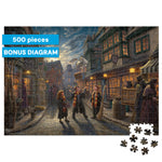 Silver Select: Harry Potter: Diagon Alley (Thomas Kinkade) 500 Piece Puzzle