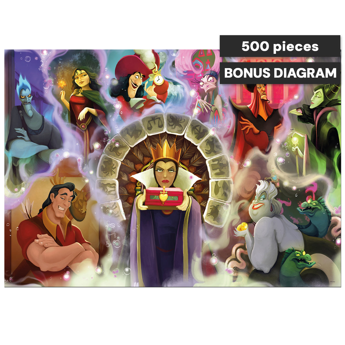 Noir Select: Disney Villains 500 Piece Puzzle