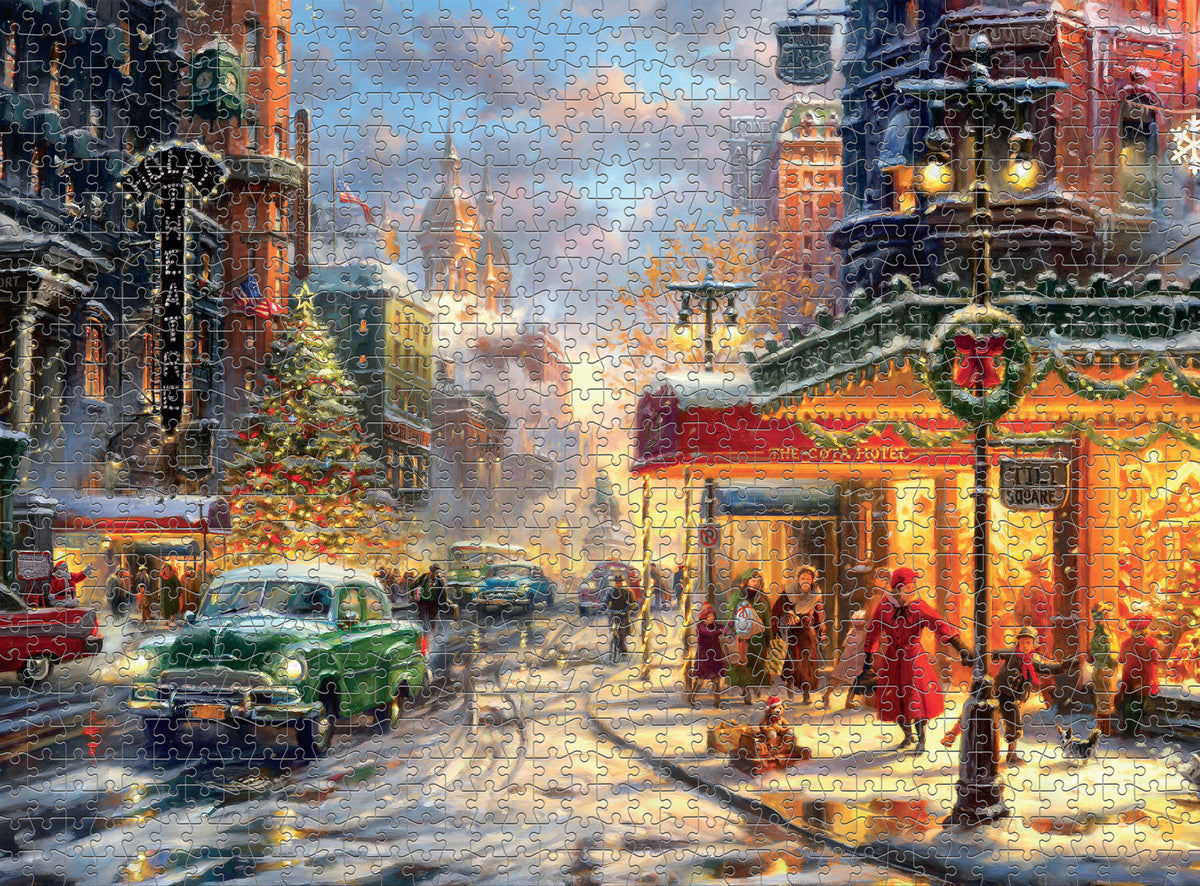 Christmas On Main Street 1000 Piece Jigsaw Puzzle