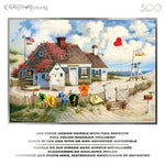 Charles Wysocki - Silver Select: Rootbeer Break at the Butterfields 500 Piece Puzzle