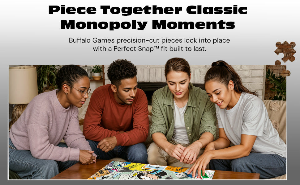 Monopoly Collage 1000 Piece Puzzle
