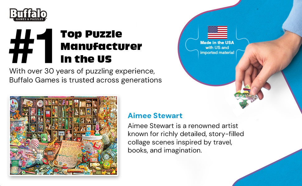Aimee Stewart:  Mystery Jar Treasures 1000 Piece Puzzle
