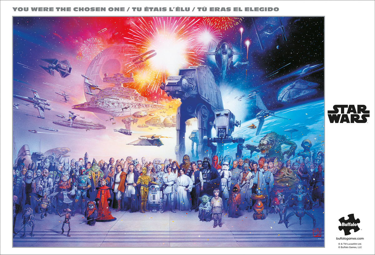 Star Wars™ - You Were The Chosen One -  1000 Piece Silver Select Jigsaw Puzzles