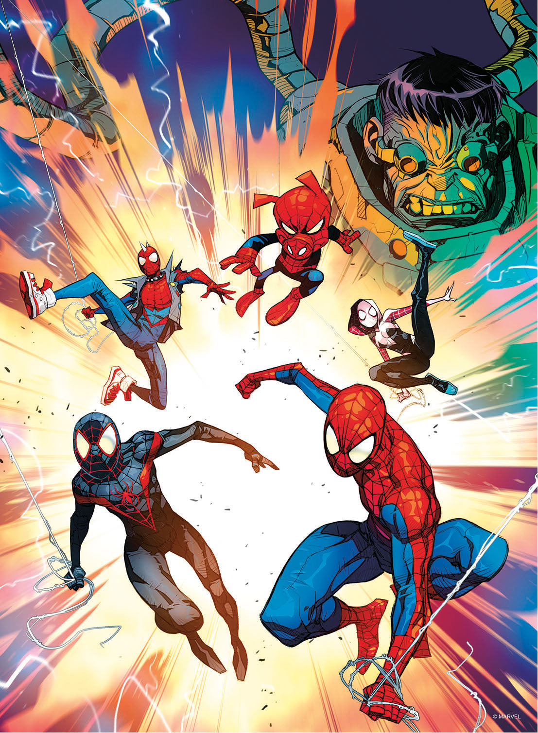 Marvel - 4 X 1 Multipack - Spider-Man Multipack 2024 300 & 500 Piece Puzzles