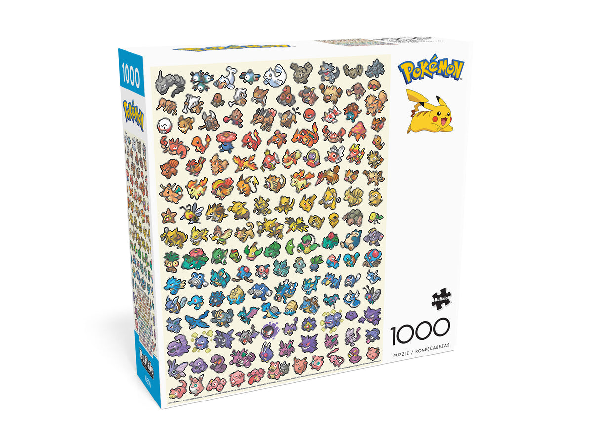 Pokémon - Pixel Rainbow 1000 Piece Puzzle