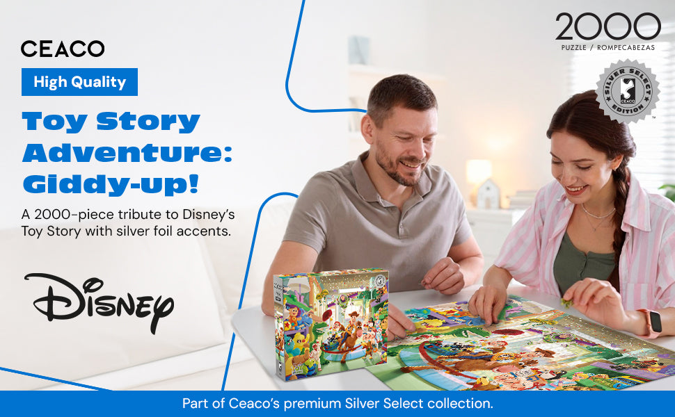 Ceaco: Silver Select: Giddy-up! Toy Story 2000 Piece Puzzle