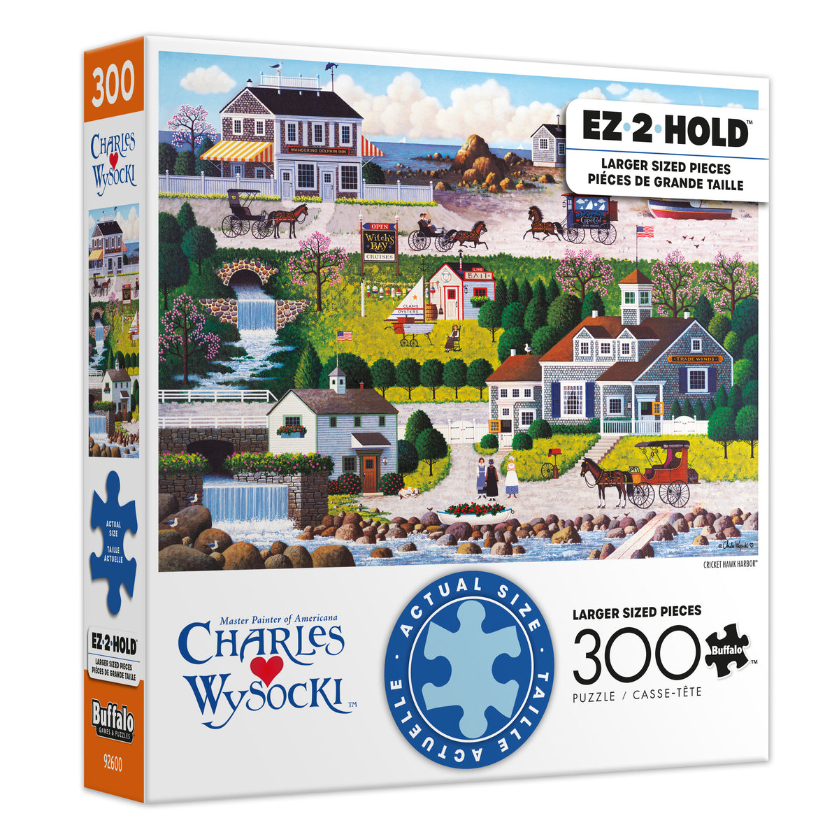 Charles Wysocki: Cricket Hawk Harbor 1000 Piece Puzzle