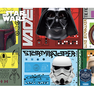 Star Wars Helmets 1000 Piece puzzle for Adults - Sapphire Select