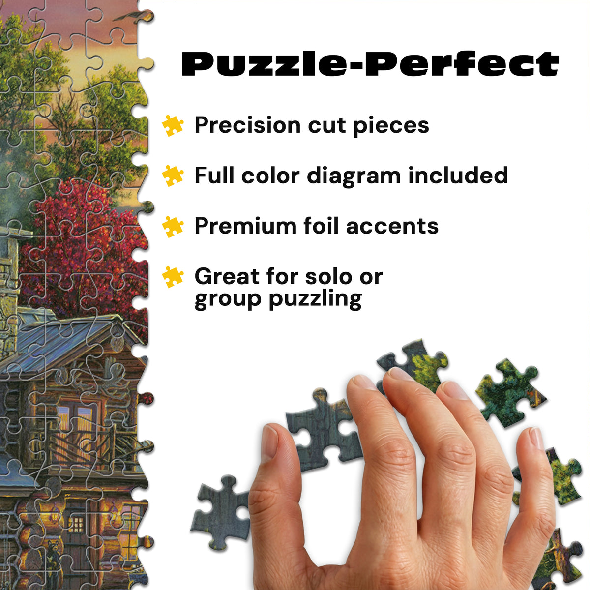 Gold Collection: Mountain Paradise 1000 Piece Puzzle
