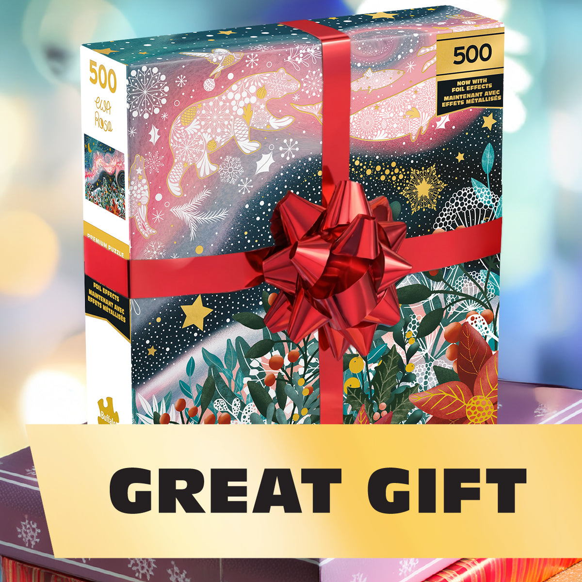Gold Collection: Celestial Animals 500 Piece Puzzle