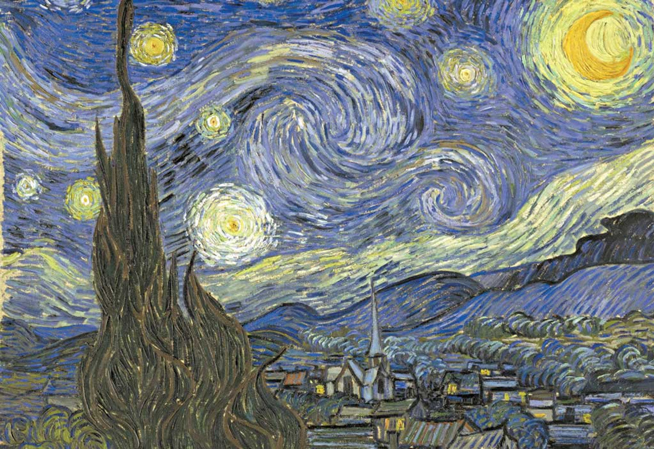 Starry Night by Vincent Van Gogh 2000 Piece Puzzle