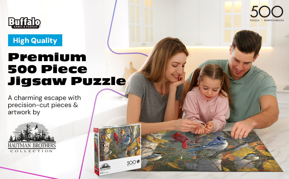 Hautman Brothers: Fall Birds 500 Piece Puzzle