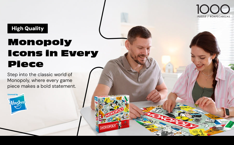 Monopoly Collage 1000 Piece Puzzle