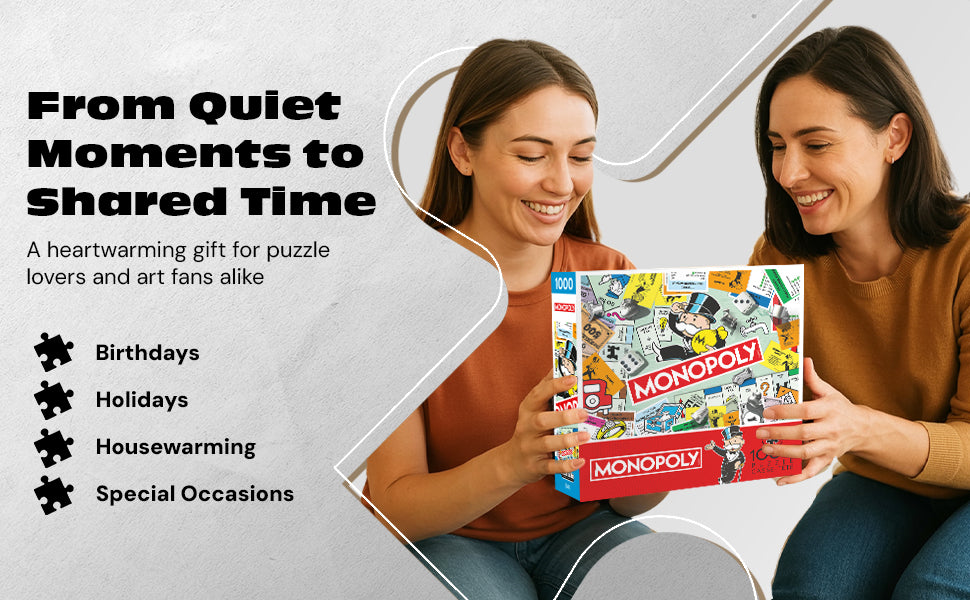 Monopoly Collage 1000 Piece Puzzle