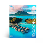 blanc Bora Bora Blue 500 Piece Jigsaw Puzzle