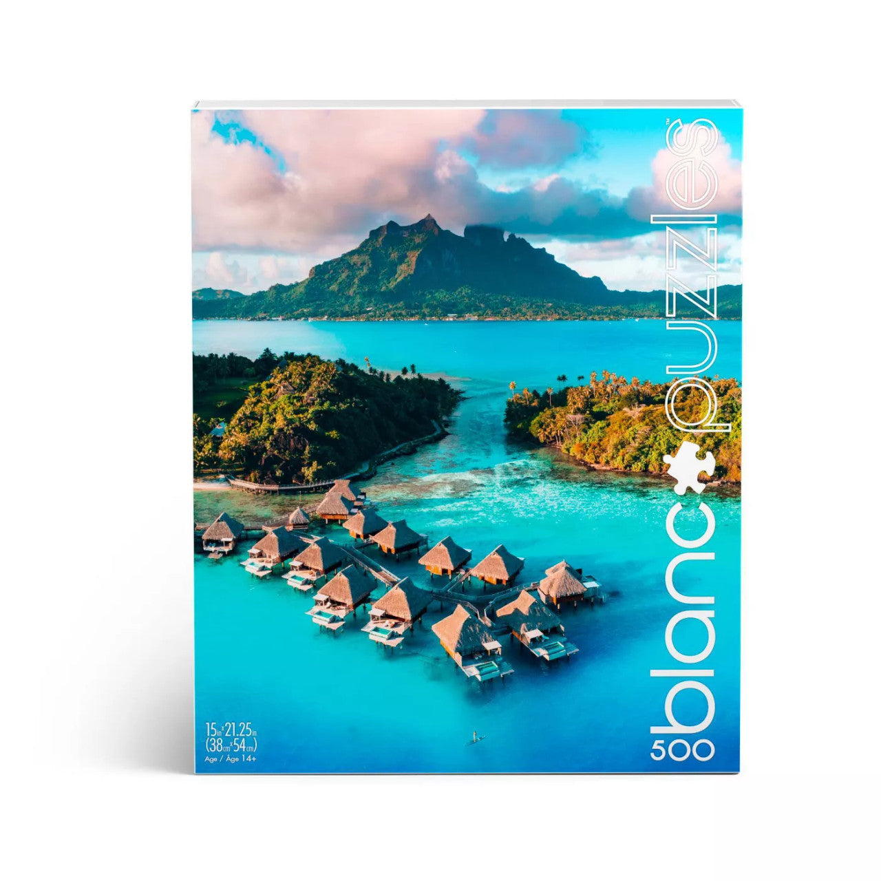 blanc Bora Bora Blue 500 Piece Jigsaw Puzzle