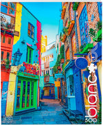 blanc Bright London Streets 500 Piece Jigsaw Puzzle