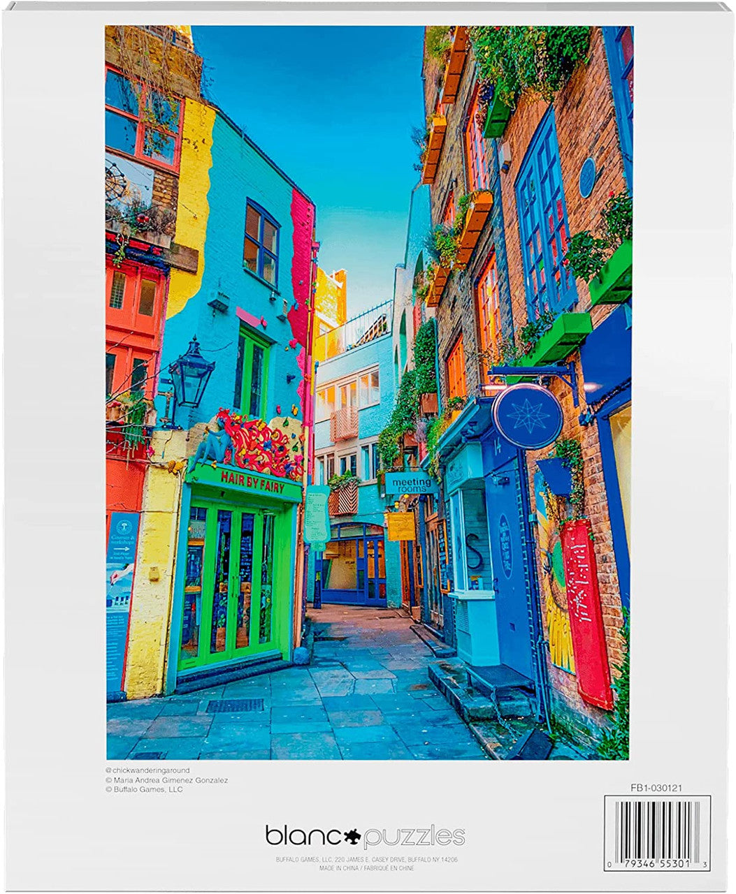 blanc Bright London Streets 500 Piece Jigsaw Puzzle