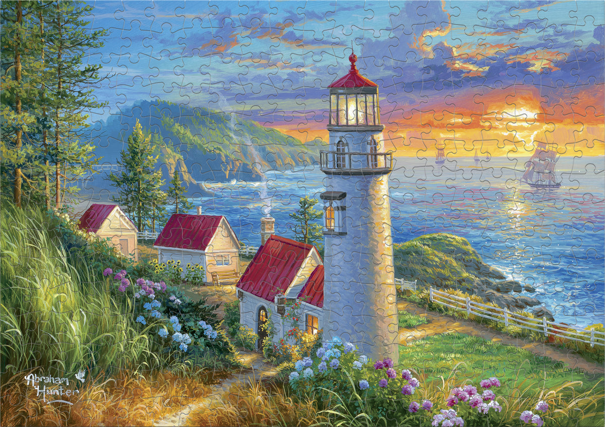 Gold Collection – Evening Watch 500 Piece Jigsaw Puzzle - Abraham Hunter