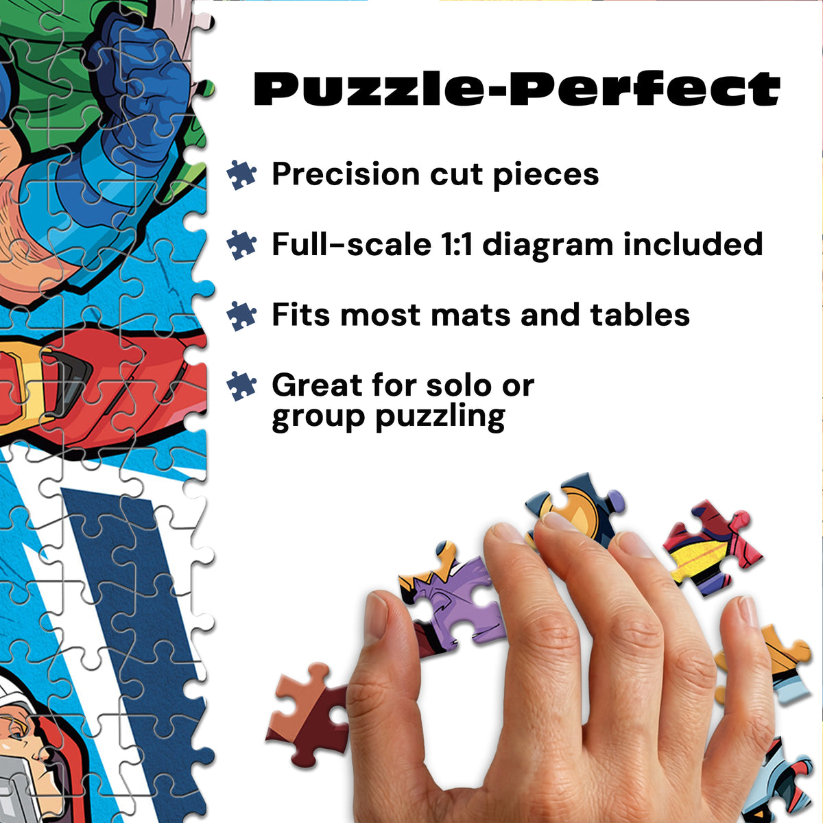 Marvel Versus puzzle for Adults, Sapphire Select - 1000 Pieces Jigsaw Puzzle