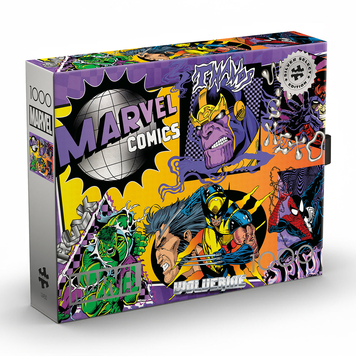 Marvel Comics Collage - 1000 Piece Silver Select Jigsaw Puzzle