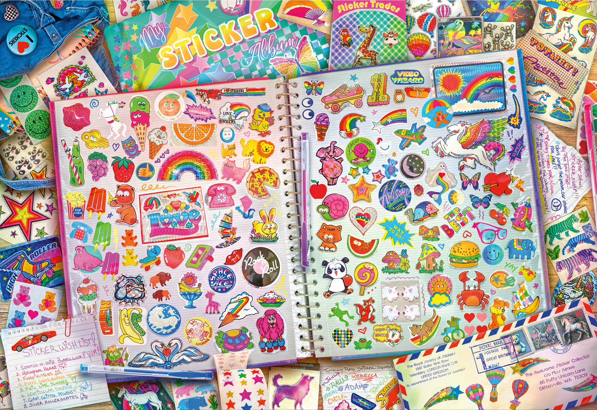 Aimee Stewart: My Rad Sticker Collection 1987 - 2000 Piece Puzzle