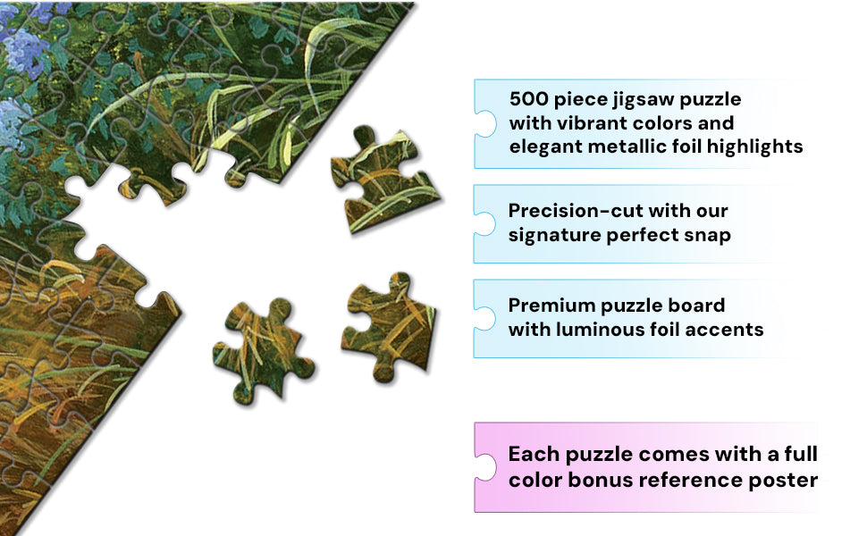 Gold Collection – Evening Watch 500 Piece Jigsaw Puzzle - Abraham Hunter