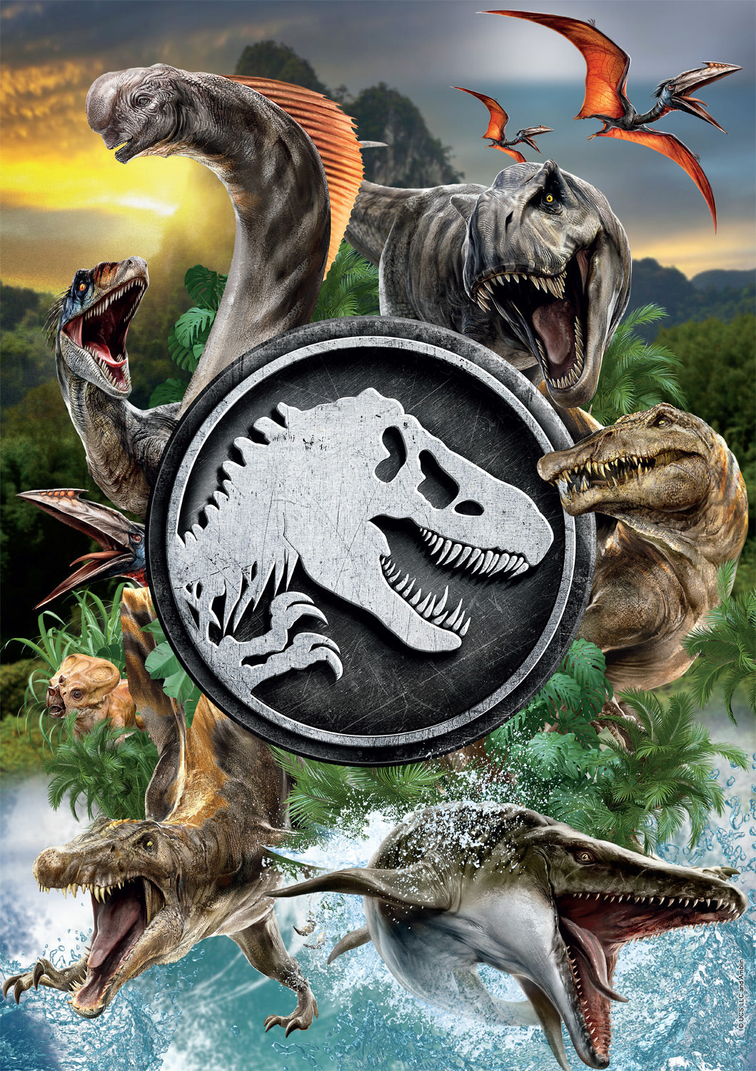 Jurassic World Rebirth 500 Piece Jigsaw Puzzle
