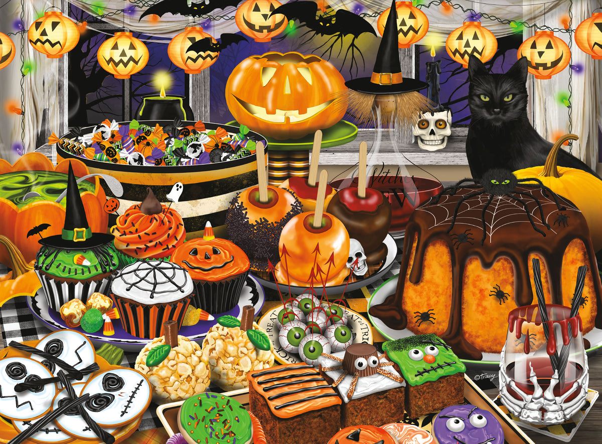 Tracey Flickinger Halloween Haul 1000 Piece puzzle - Sapphire Select