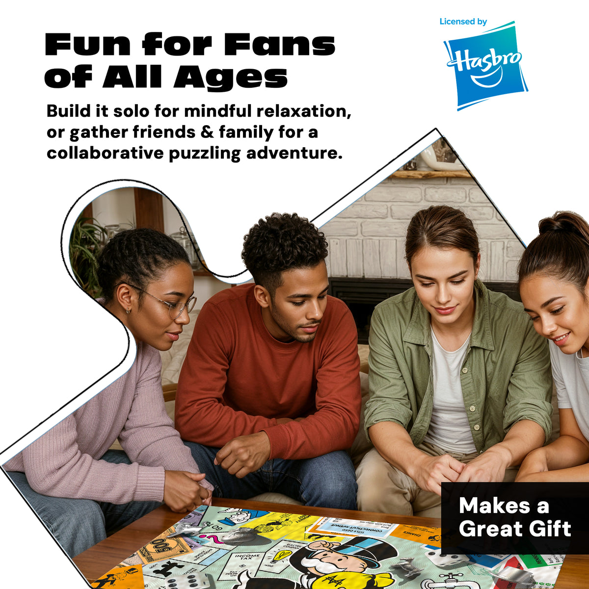 Monopoly Collage 1000 Piece Puzzle